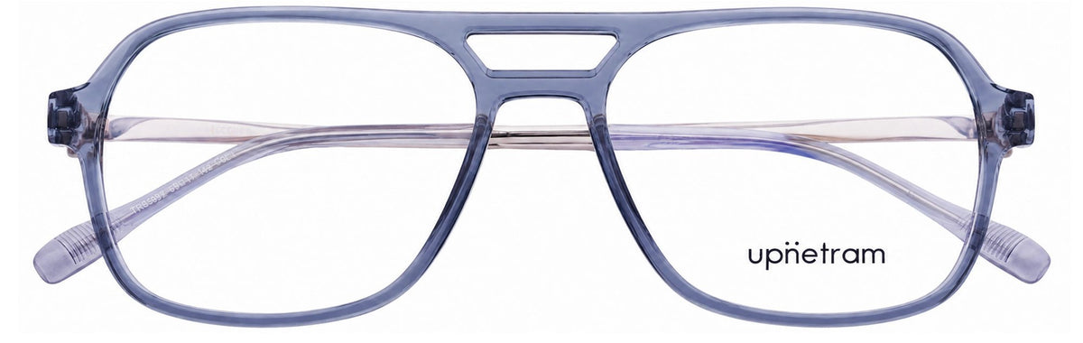 UP83092-C7-Handmade Mix Material-Translucent Blue - glassesbyahana.com