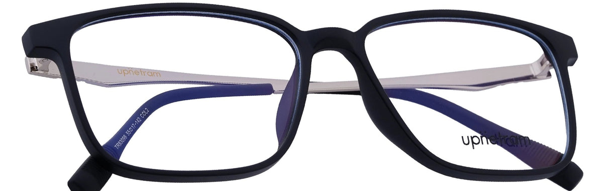 UP83096-C2-Handmade Mix Material-Black Silver - glassesbyahana.com