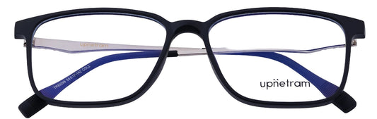 UP83096-C2-Handmade Mix Material-Black Silver - glassesbyahana.com