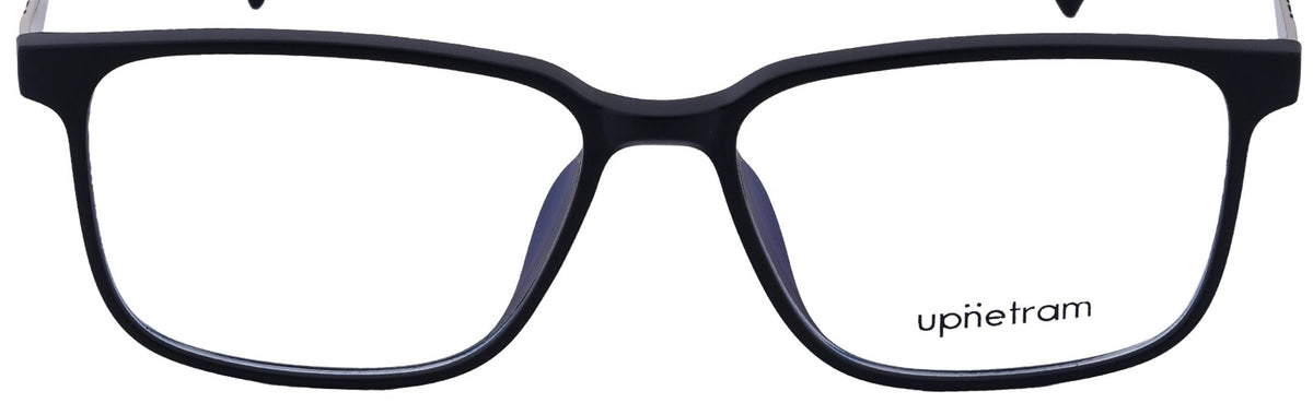 UP83096-C2-Handmade Mix Material-Black Silver - glassesbyahana.com