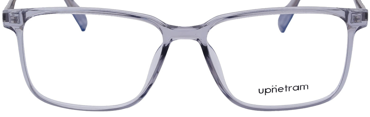 UP83096-C8-Handmade Mix Material-Translucent Grey - glassesbyahana.com