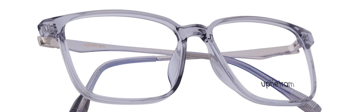 UP83096-C8-Handmade Mix Material-Translucent Grey - glassesbyahana.com