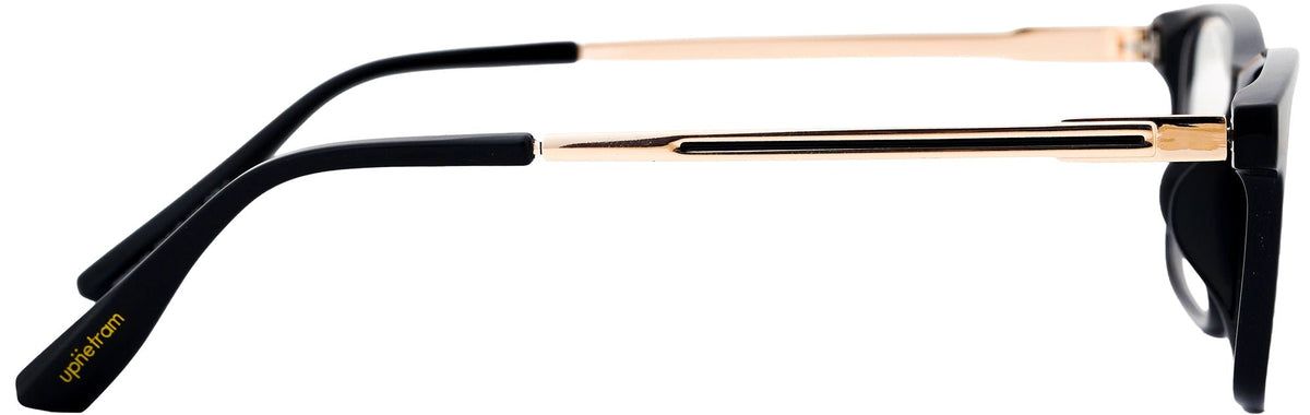 UP83100-C1-Handmade Mix Material-Midnight Black - glassesbyahana.com
