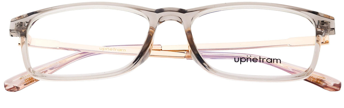 UP83100-C3-Handmade Mix Material-Crystal grey - glassesbyahana.com