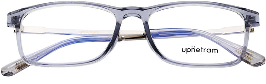 UP83100-C8-Handmade Mix Material-Smokey Grey - glassesbyahana.com
