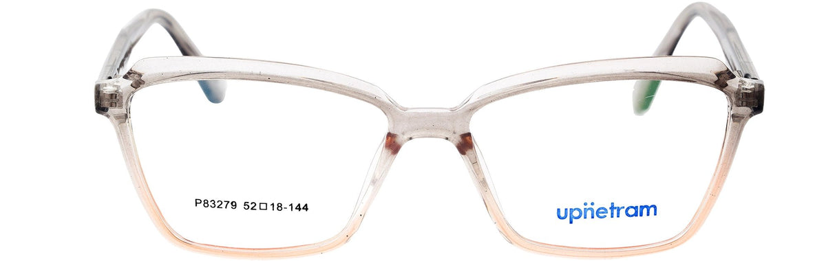 UP83279-C2-Handmade Mix Material-Smokey Orange - glassesbyahana.com