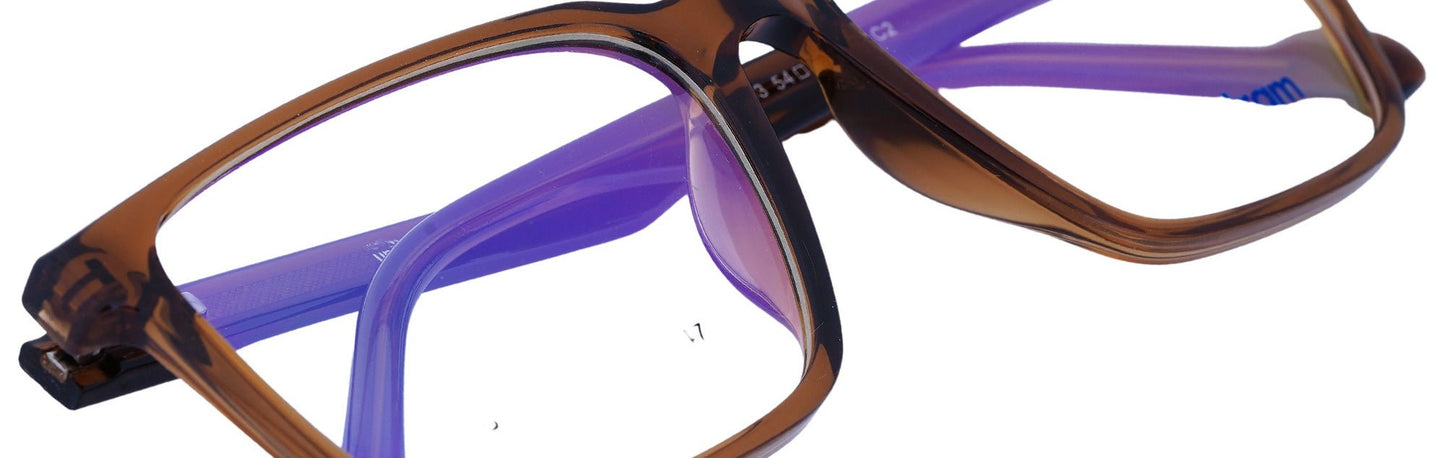 UP83283-C2-Handmade Bio Acetate-Cedar Amber - glassesbyahana.com