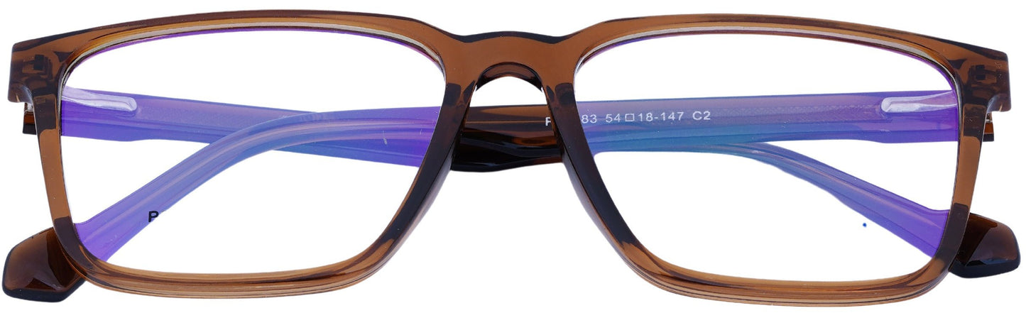UP83283-C2-Handmade Bio Acetate-Cedar Amber - glassesbyahana.com