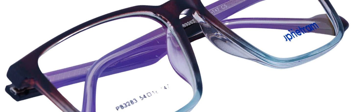 UP83283-C5-Handmade Bio Acetate-Mulberry Smoke - glassesbyahana.com