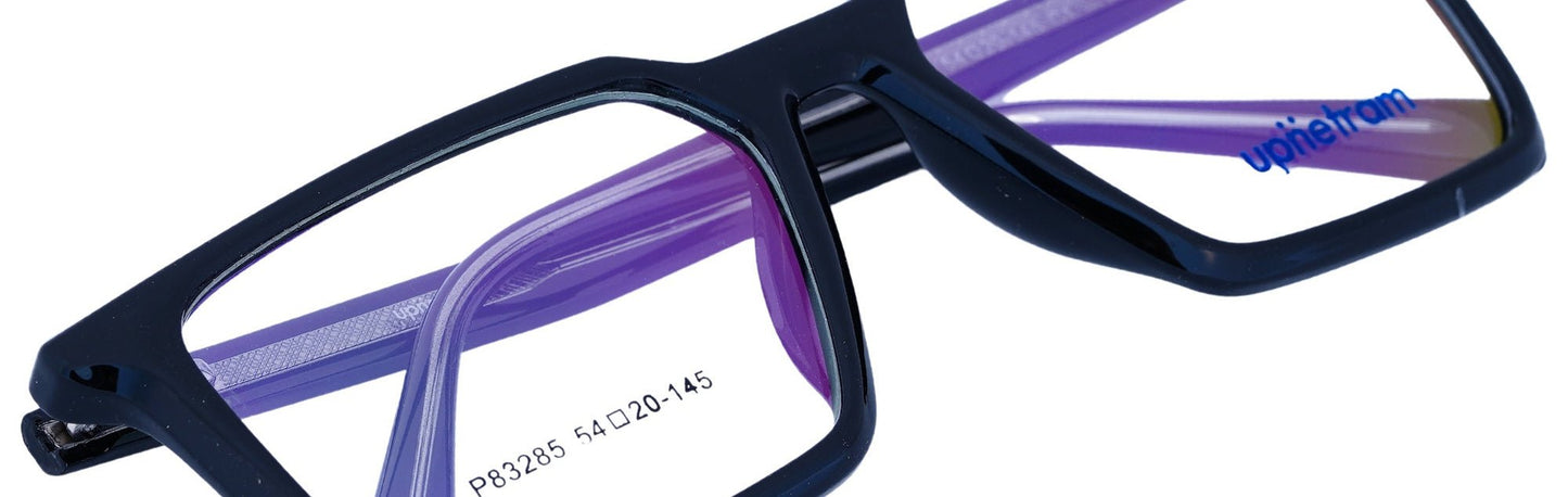 UP83285-C1-Handmade Bio Acetate-Royal Aubergine - glassesbyahana.com