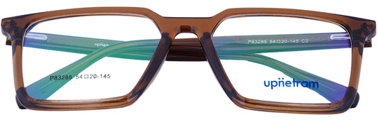 UP83285-C2-Handmade Bio Acetate-Walnut Moss - glassesbyahana.com