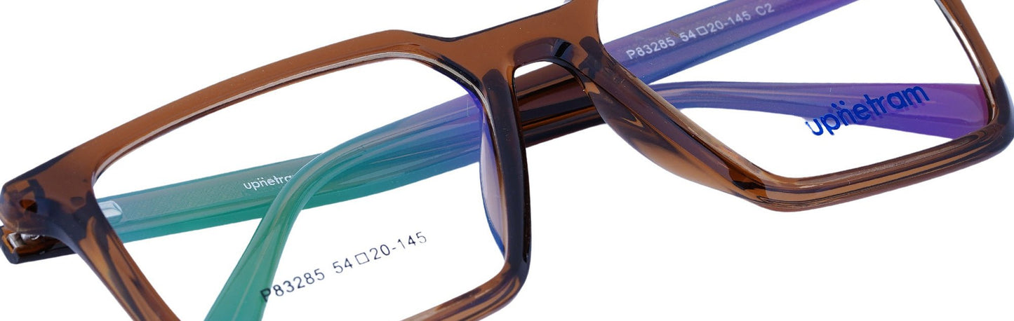 UP83285-C2-Handmade Bio Acetate-Walnut Moss - glassesbyahana.com