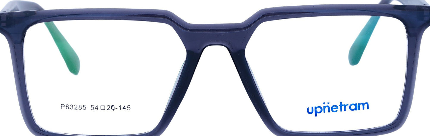 UP83285-C3-Handmade Bio Acetate-Indigo Steel - glassesbyahana.com