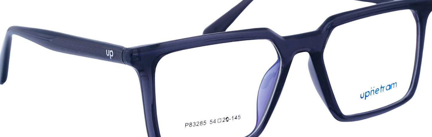 UP83285-C3-Handmade Bio Acetate-Indigo Steel - glassesbyahana.com