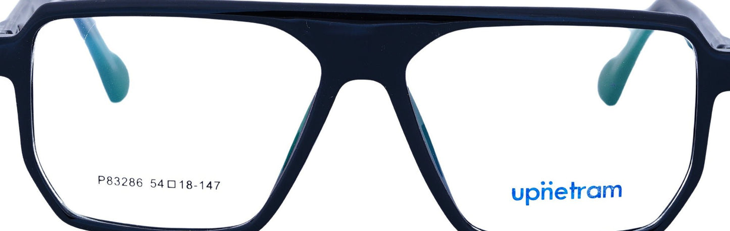 UP83286-C1-Handmade Bio Acetate-Midnight Alloy - glassesbyahana.com