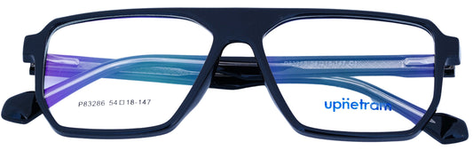 UP83286-C1-Handmade Bio Acetate-Midnight Alloy - glassesbyahana.com