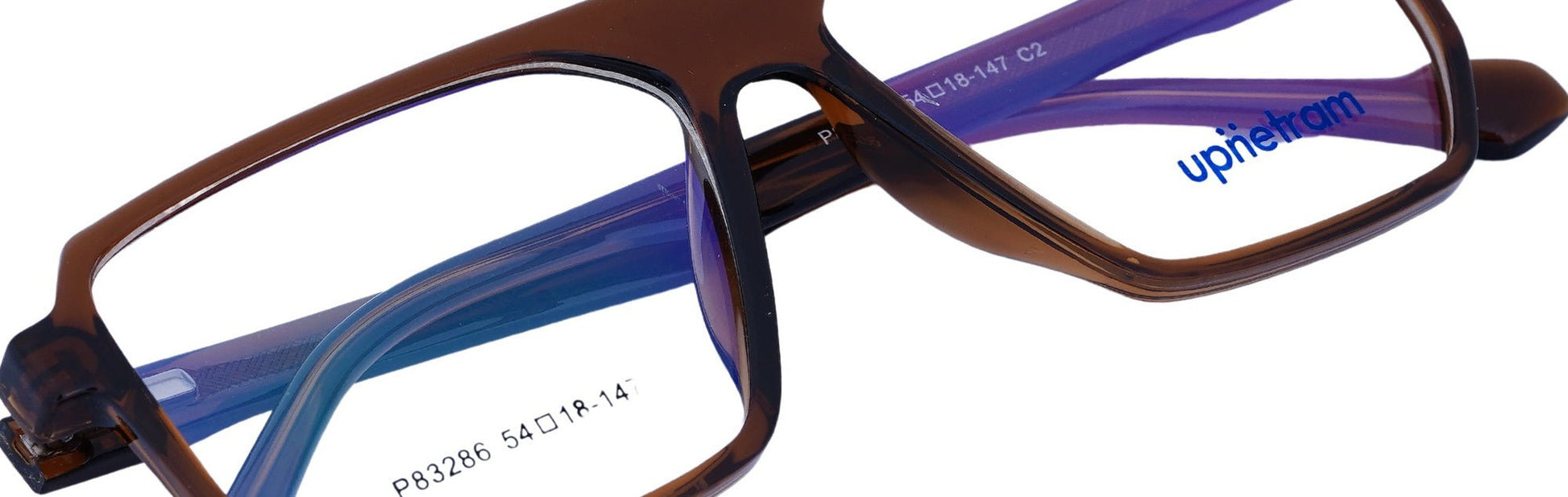 UP83286-C2-Handmade Bio Acetate-Cocoa Amber - glassesbyahana.com
