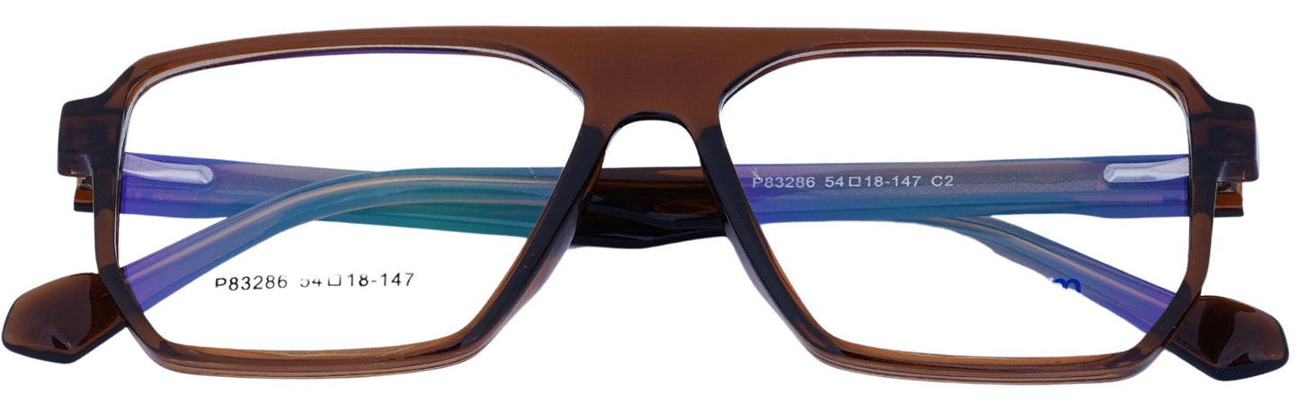 UP83286-C2-Handmade Bio Acetate-Cocoa Amber - glassesbyahana.com