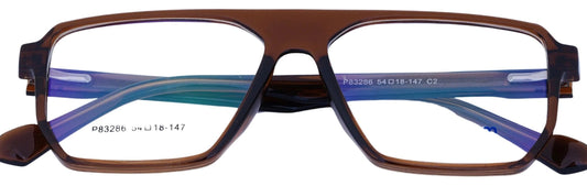 UP83286-C2-Handmade Mix Material-Cocoa Amber - glassesbyahana.com