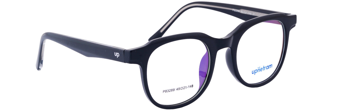 UP83289-C1-Handmade Mix Material-Midnight Black - glassesbyahana.com