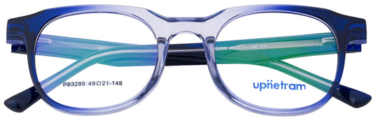 UP83289-C5-Handmade Mix Material-Glacier Blue - glassesbyahana.com