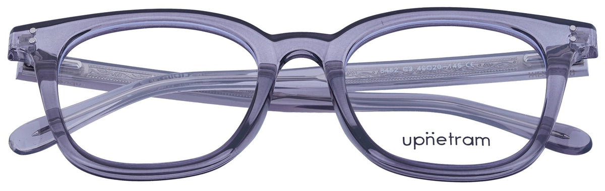 UP8452-C3-Handmade Mix Material-Royal Purple - glassesbyahana.com