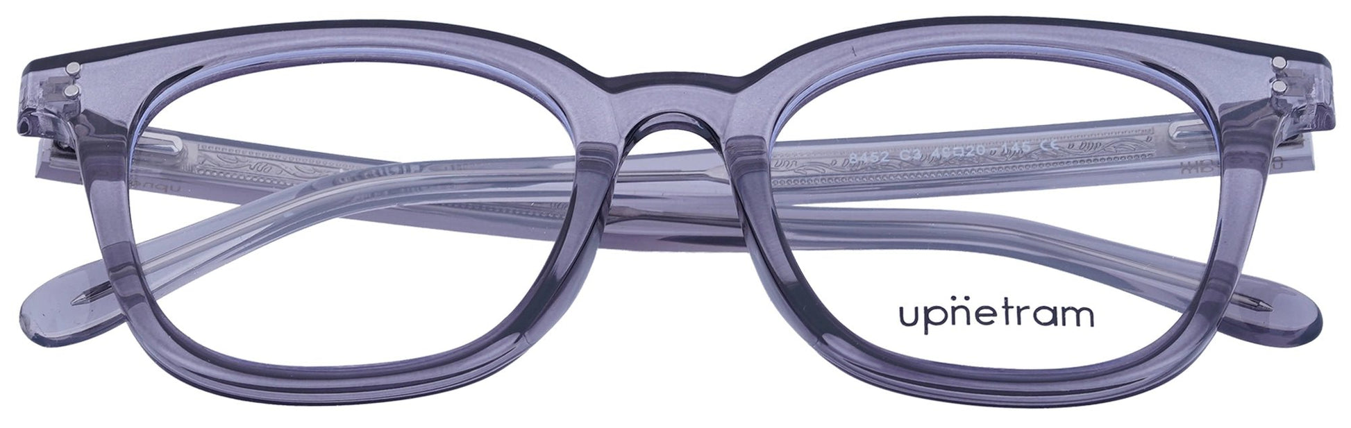 UP8452-C3-Handmade Mix Material-Royal Purple - glassesbyahana.com