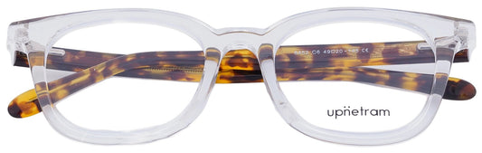 UP8452-C6-Handmade Mix Material-Crystal Clear - glassesbyahana.com