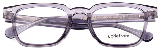 UP8460-C3-Handmade Mix Material-Slate Grey - glassesbyahana.com