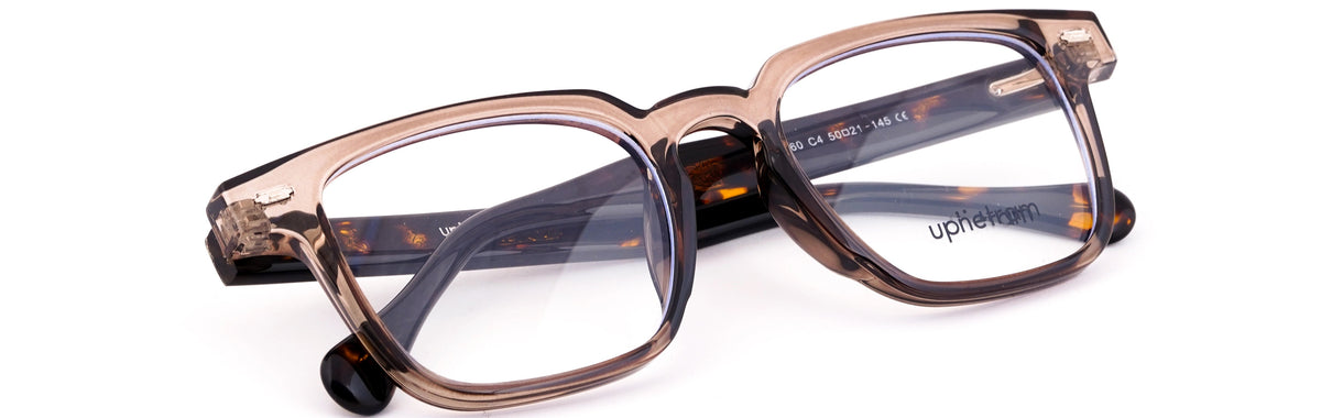 UP8460-C4-Handmade Mix Material-Havana Brown - glassesbyahana.com