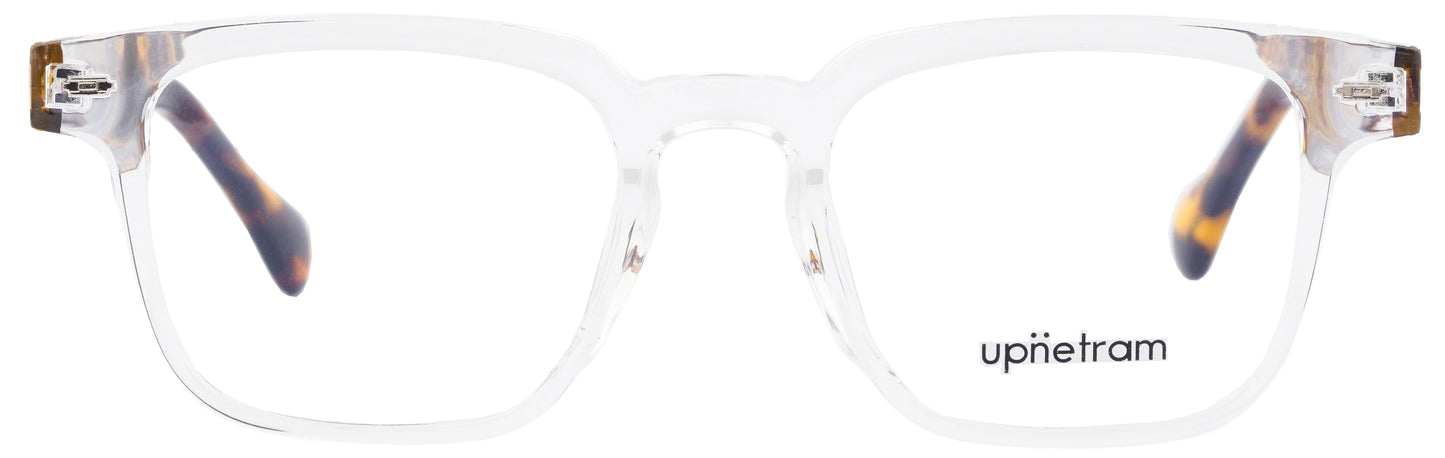 UP8460-C6-Handmade Mix Material-Crystal Clear - glassesbyahana.com
