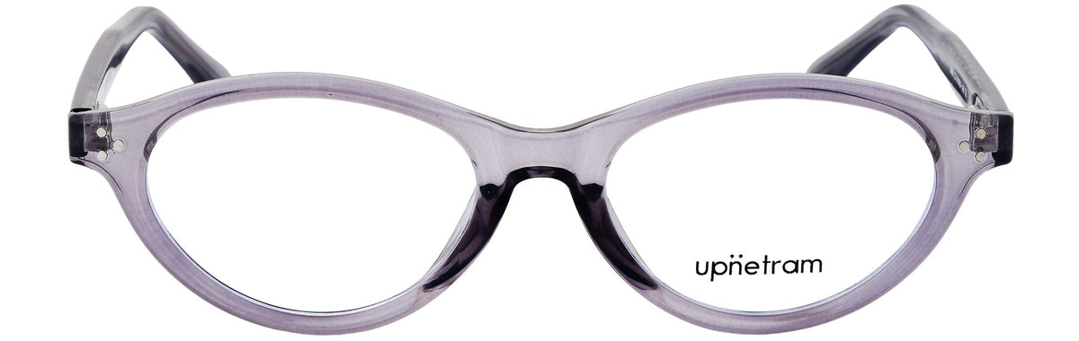 UP8480-C3-Handmade Mix Material-Smokey Grey - glassesbyahana.com