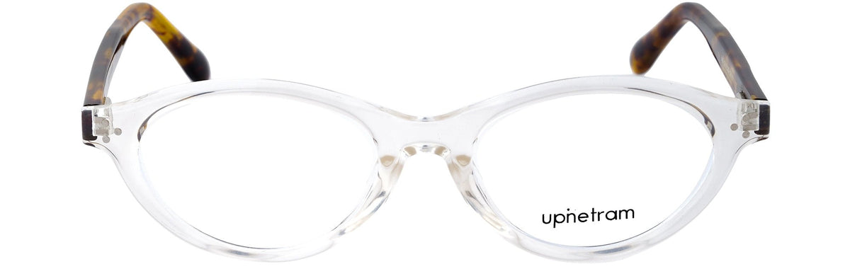 UP8480-C6-Handmade Mix Material-Crystal Transparent - glassesbyahana.com