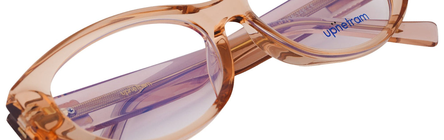 UP85002-C4-Handmade Bio Acetate-Rose Quartz Veil - glassesbyahana.com
