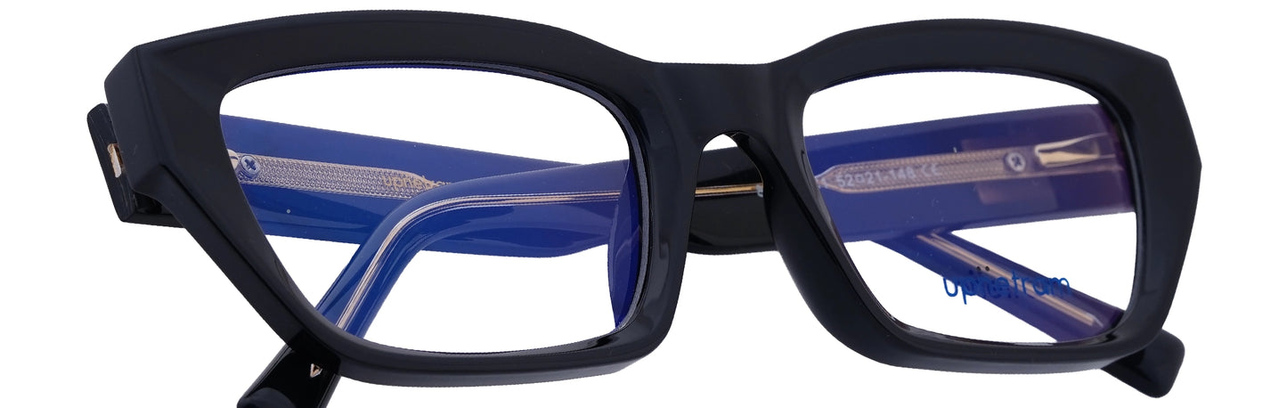 UP85003-C1-Handmade Mix Material-Midnight Black