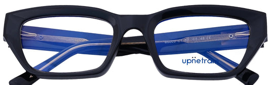 UP85003-C1-Handmade Mix Material-Midnight Black - glassesbyahana.com