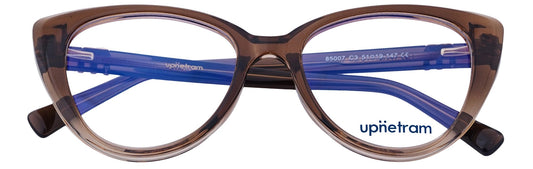 UP85007-C3-Handmade Mix Material-Havana Brown - glassesbyahana.com