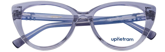 UP85007-C7-Handmade Mix Material-Crystal Grey - glassesbyahana.com