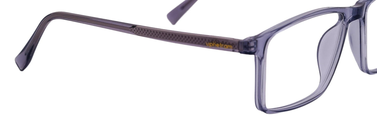 UP8603-C3-Handmade Mix Material-Translucent Grey - glassesbyahana.com