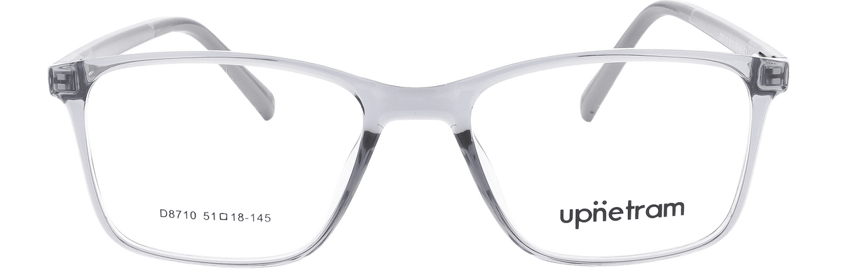 UP8710-C3-Handmade Mix Material-Translucent Grey - glassesbyahana.com