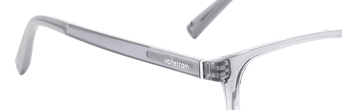 UP8710-C3-Handmade Mix Material-Translucent Grey - glassesbyahana.com