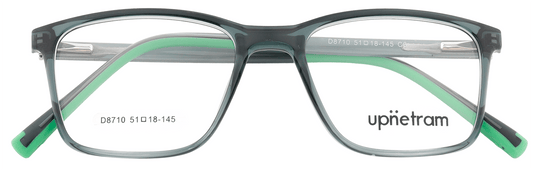 UP8710-C6-Handmade Mix Material-Pine Green - glassesbyahana.com
