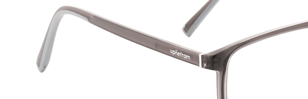 UP8712-C2-Handmade Mix Material-Smokey Grey - glassesbyahana.com
