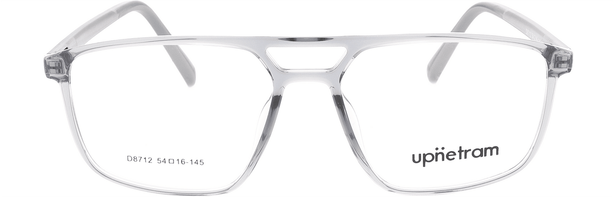 UP8712-C3-Handmade Mix Material-Translucent Grey - glassesbyahana.com