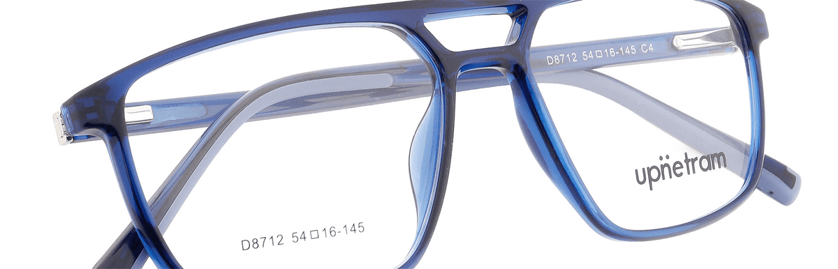 UP8712-C4-Handmade Mix Material-Artic Blue - glassesbyahana.com
