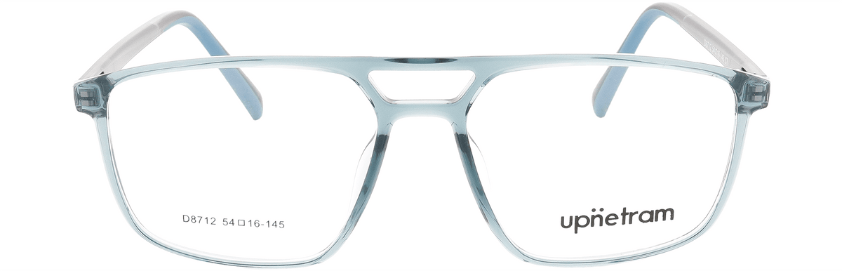 UP8712-C7-Handmade Mix Material-Translucent Blue - glassesbyahana.com