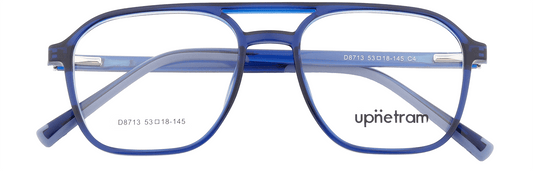 UP8713-C4-Handmade Mix Material-Artic Blue - glassesbyahana.com