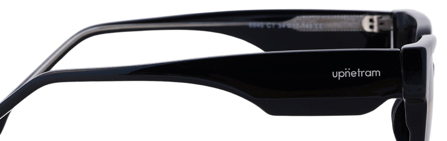 UP8845-C1-Handmade Bio Acetate-Midnight Black - glassesbyahana.com