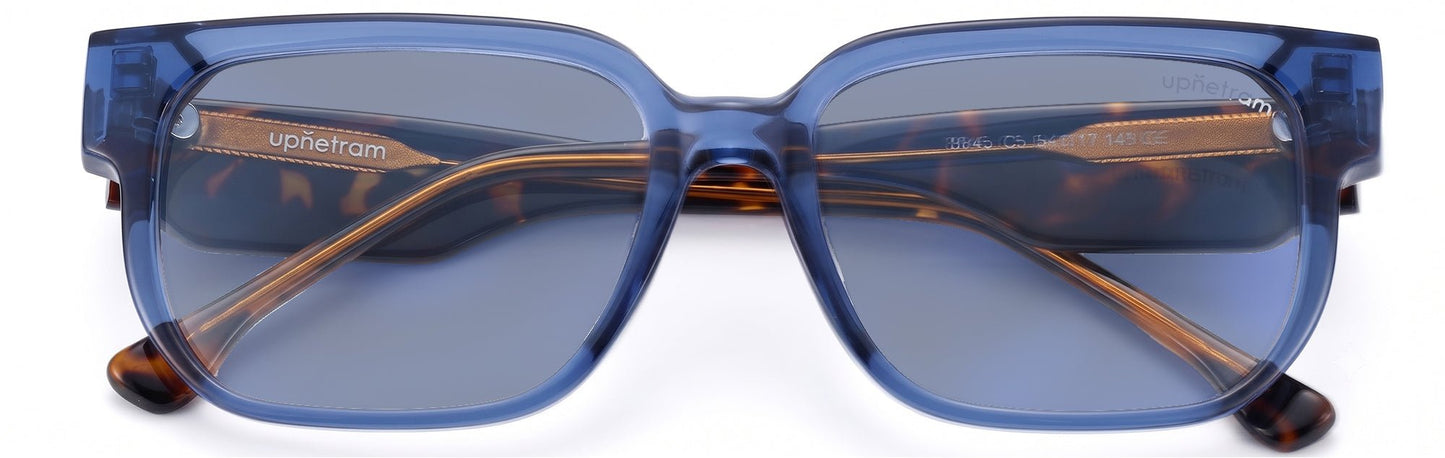 UP8845-C5-Handmade Bio Acetate-Sapphire Crystal - glassesbyahana.com