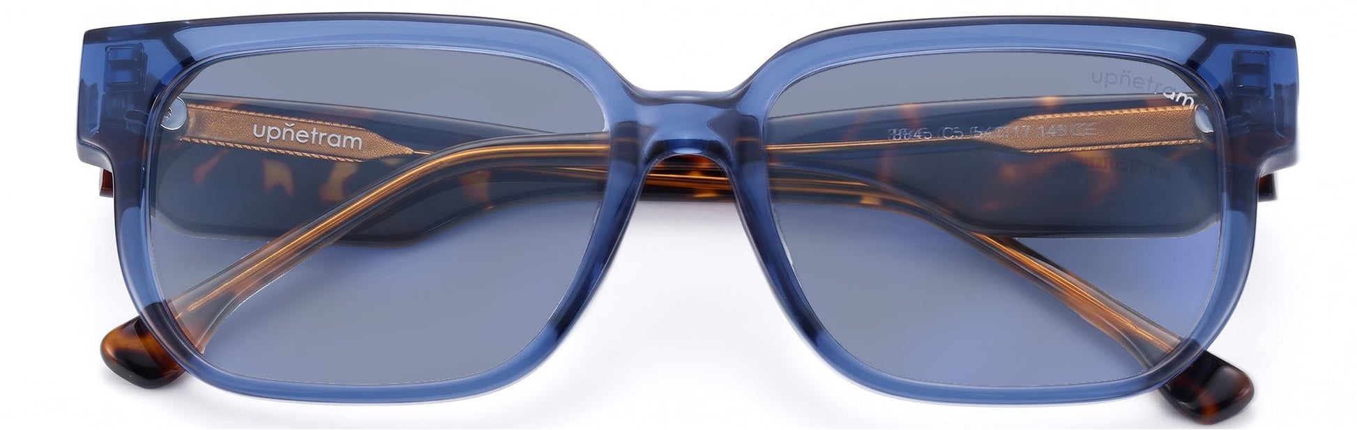 UP8845-C5-Handmade Bio Acetate-Sapphire Crystal - glassesbyahana.com